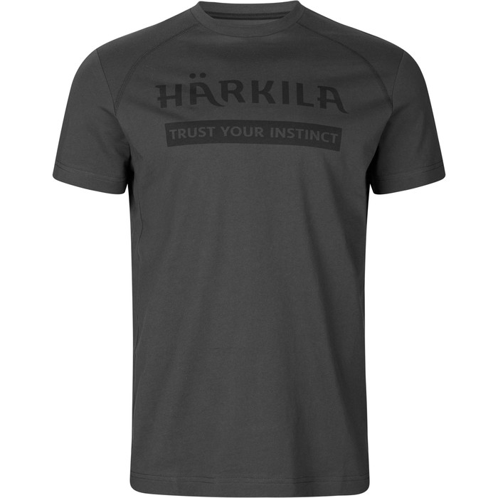 2023 Harkila 2 Pack Mens Logo T-Shirt 160105033 - Duffel Green / Phantom